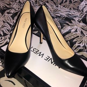 Nine West black heels